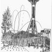 Space Needle and Fountain